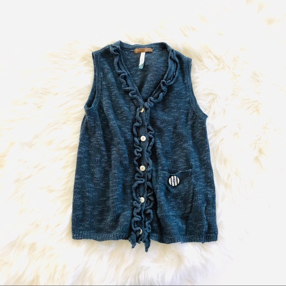 Matilda Jane Other - Matilda Jane Ruffled Knit Vest